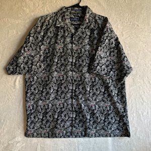 Siegfried Short Sleeve Shirt Hawaiian Shirt Multicolor Mens Large Floral